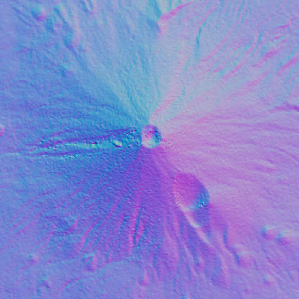 normal maps / Fuji 富士山
