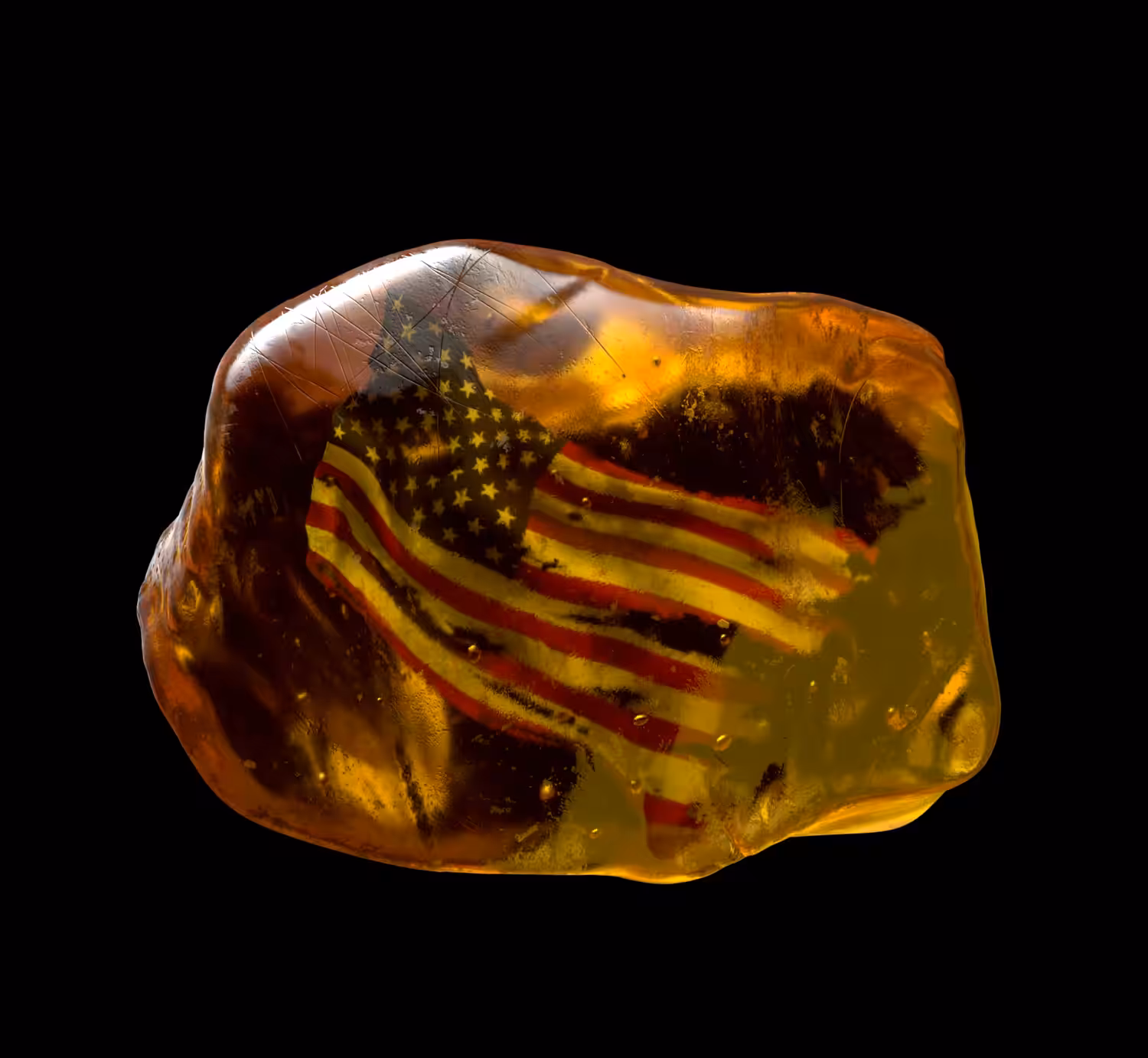 Crypto Crystal 03 American Flag