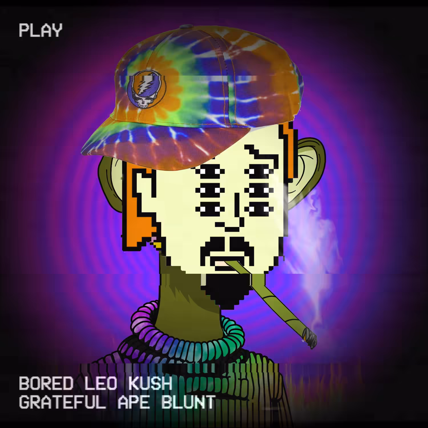 #025 Bored Leo's Grateful Ape Blunt Club
