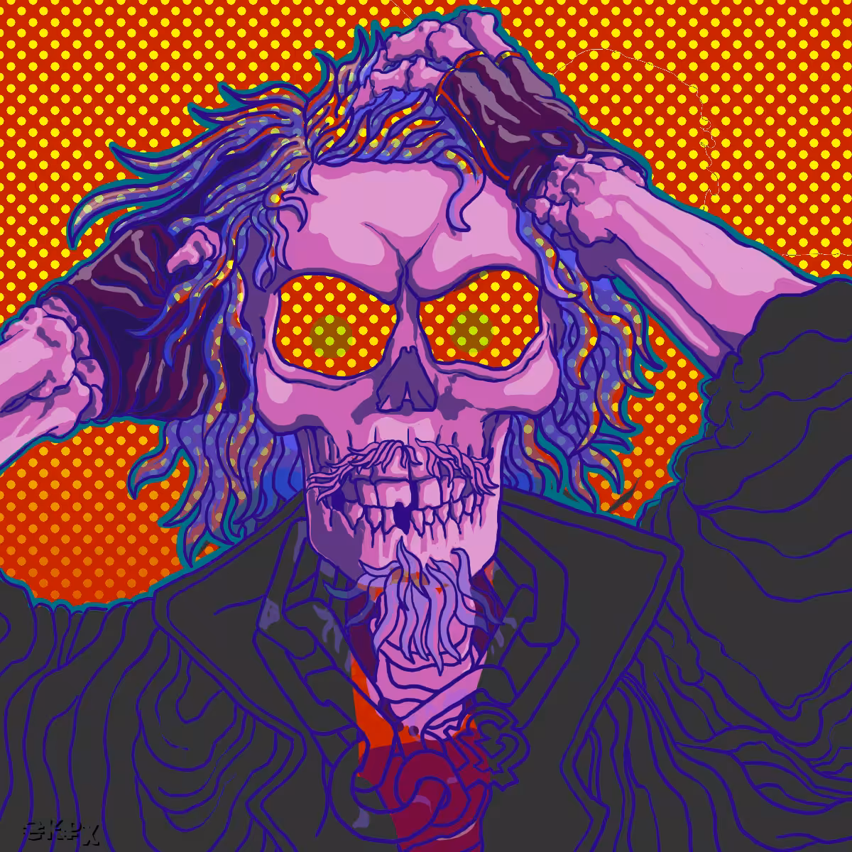 GAN Skulls Portrait Museum #2 #10