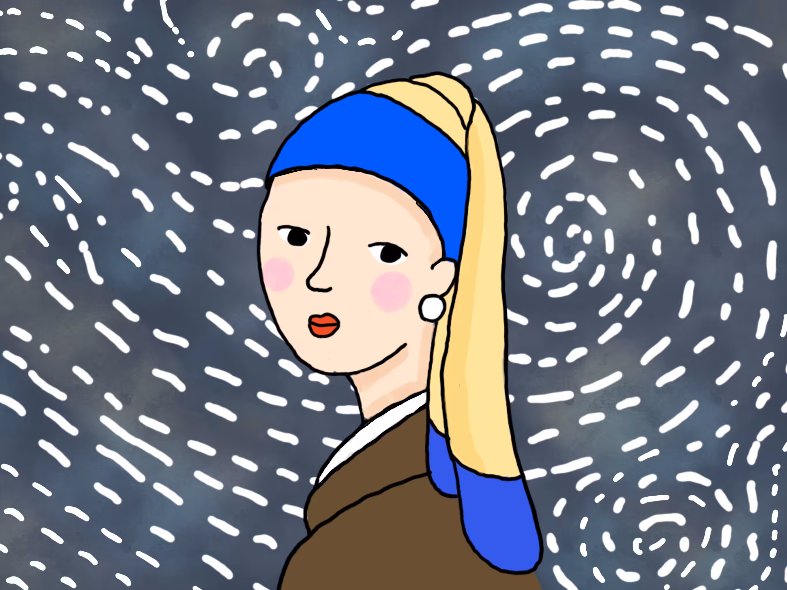 The girl with pearl earrings 