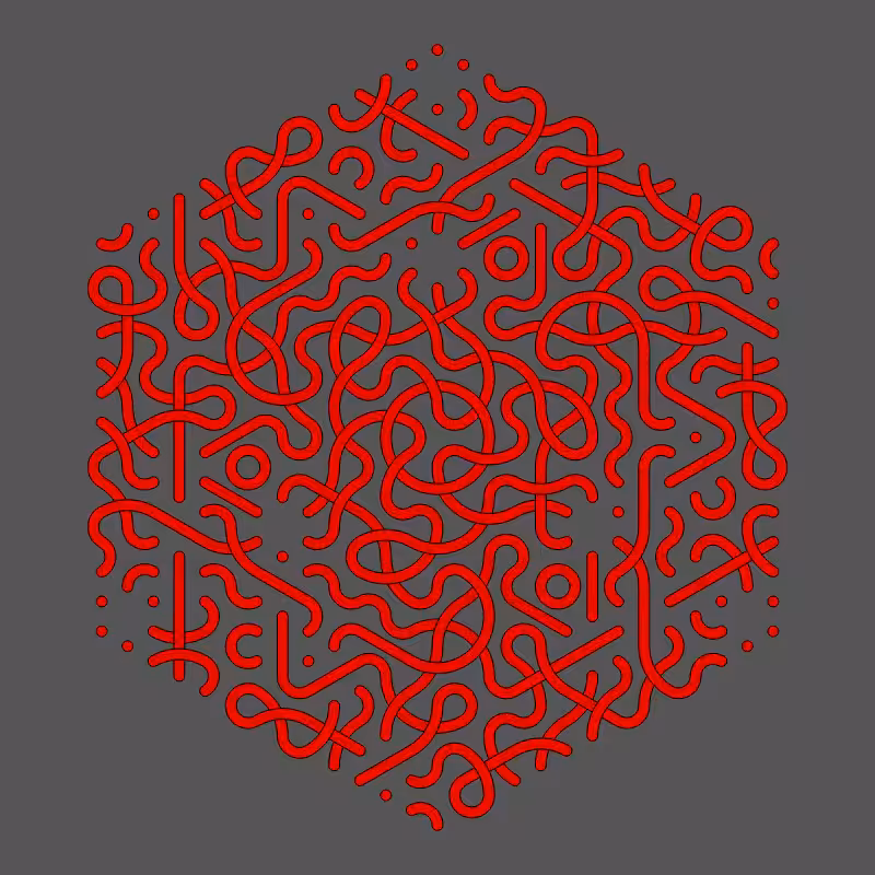 Threefold Symmetry - Dark Variations #218