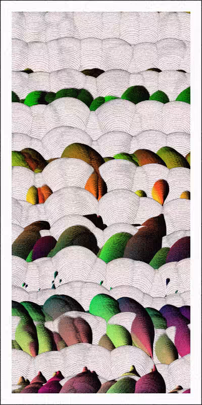 Balloon Field on Clouds #26