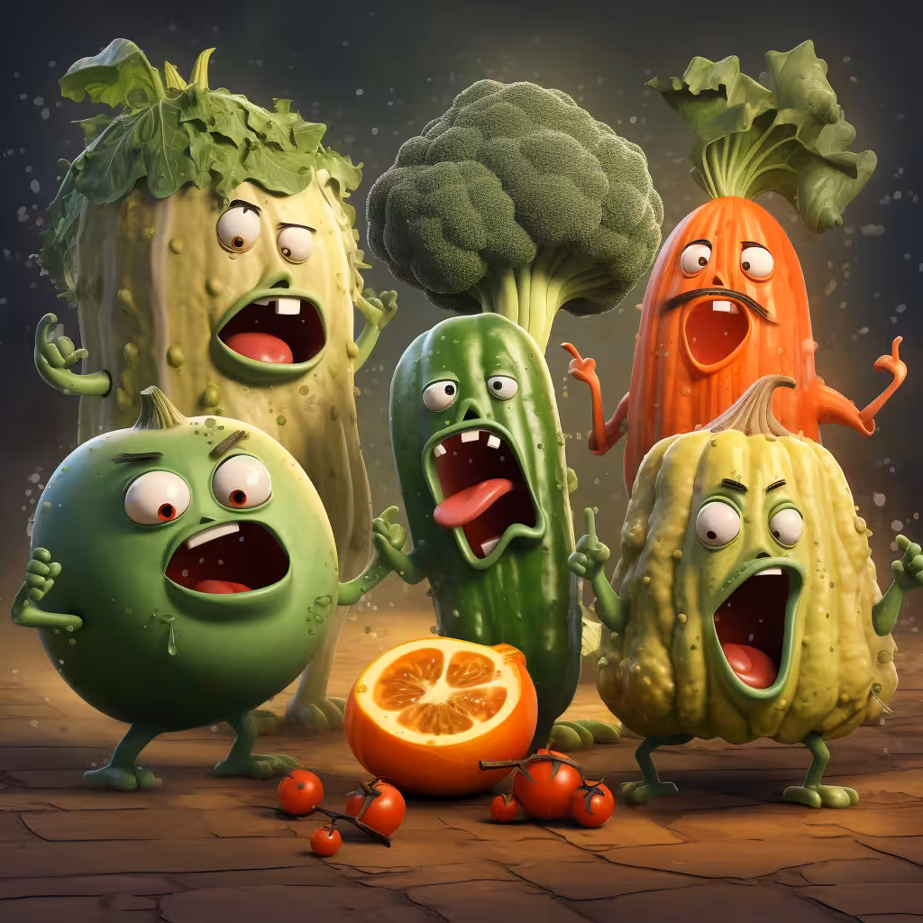 Crazy vegetables