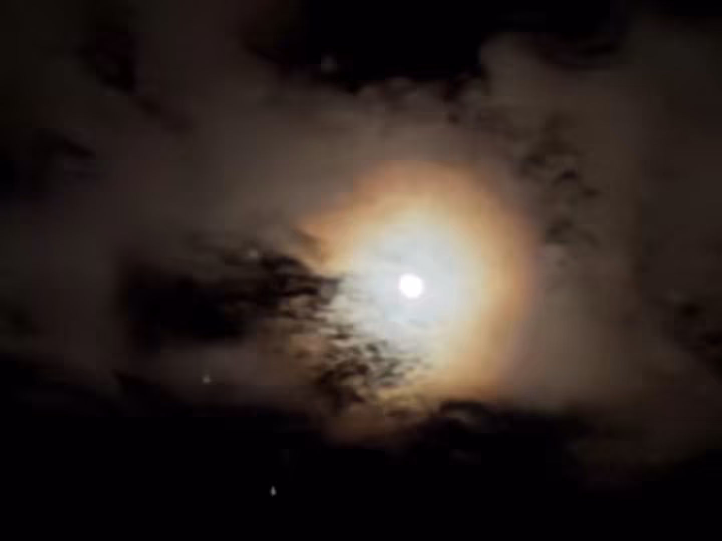 I walk at night