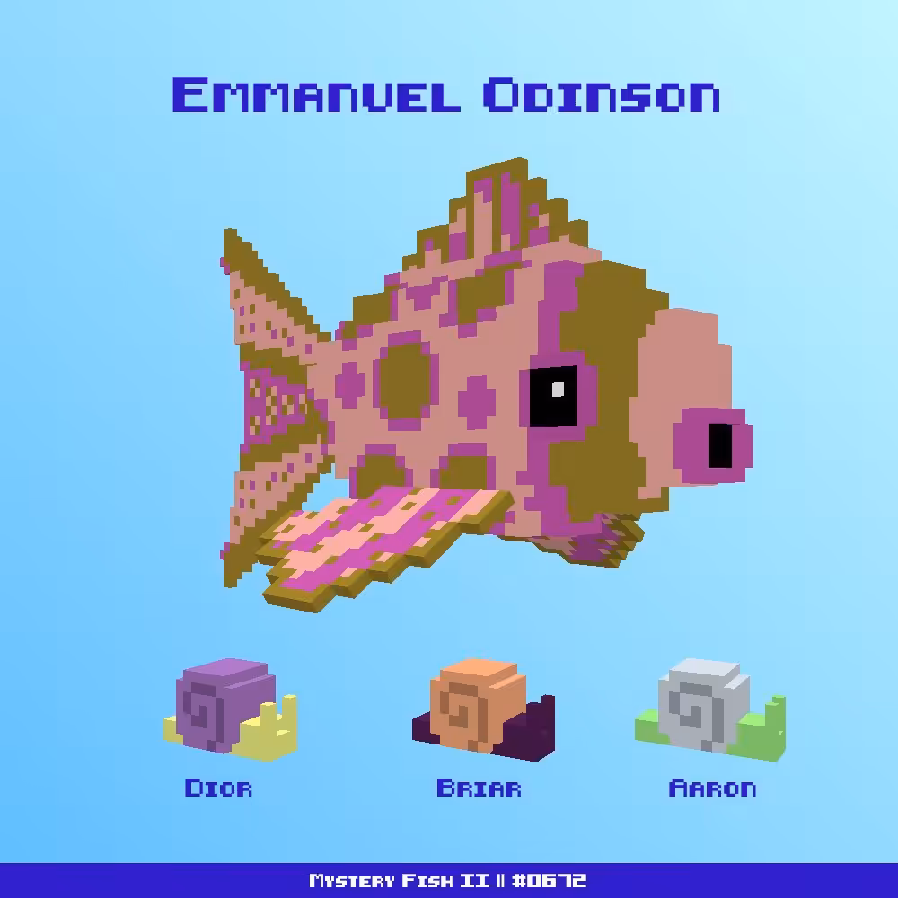 Emmanuel Odinson :: Mystery Fish 0672/1000 