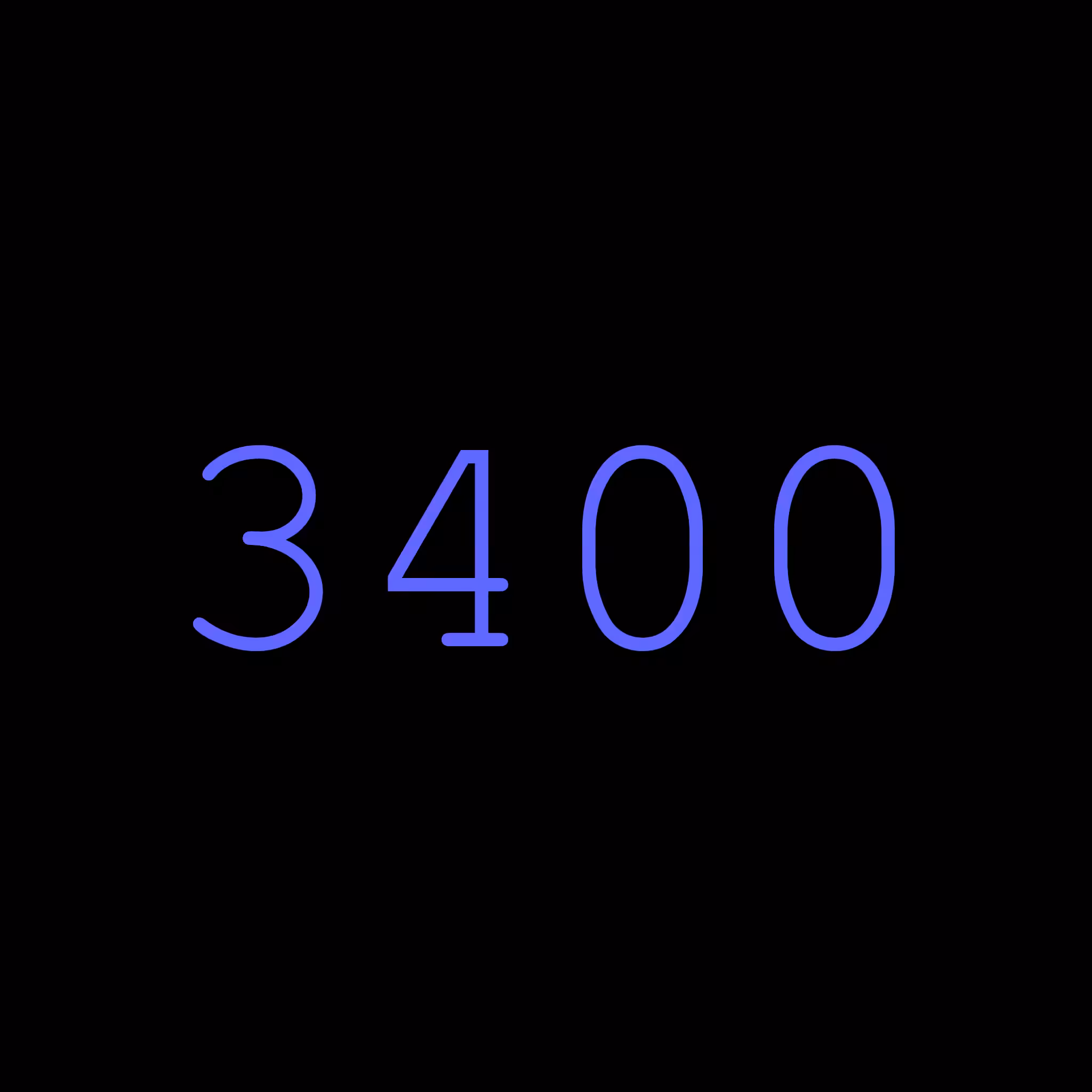 3400