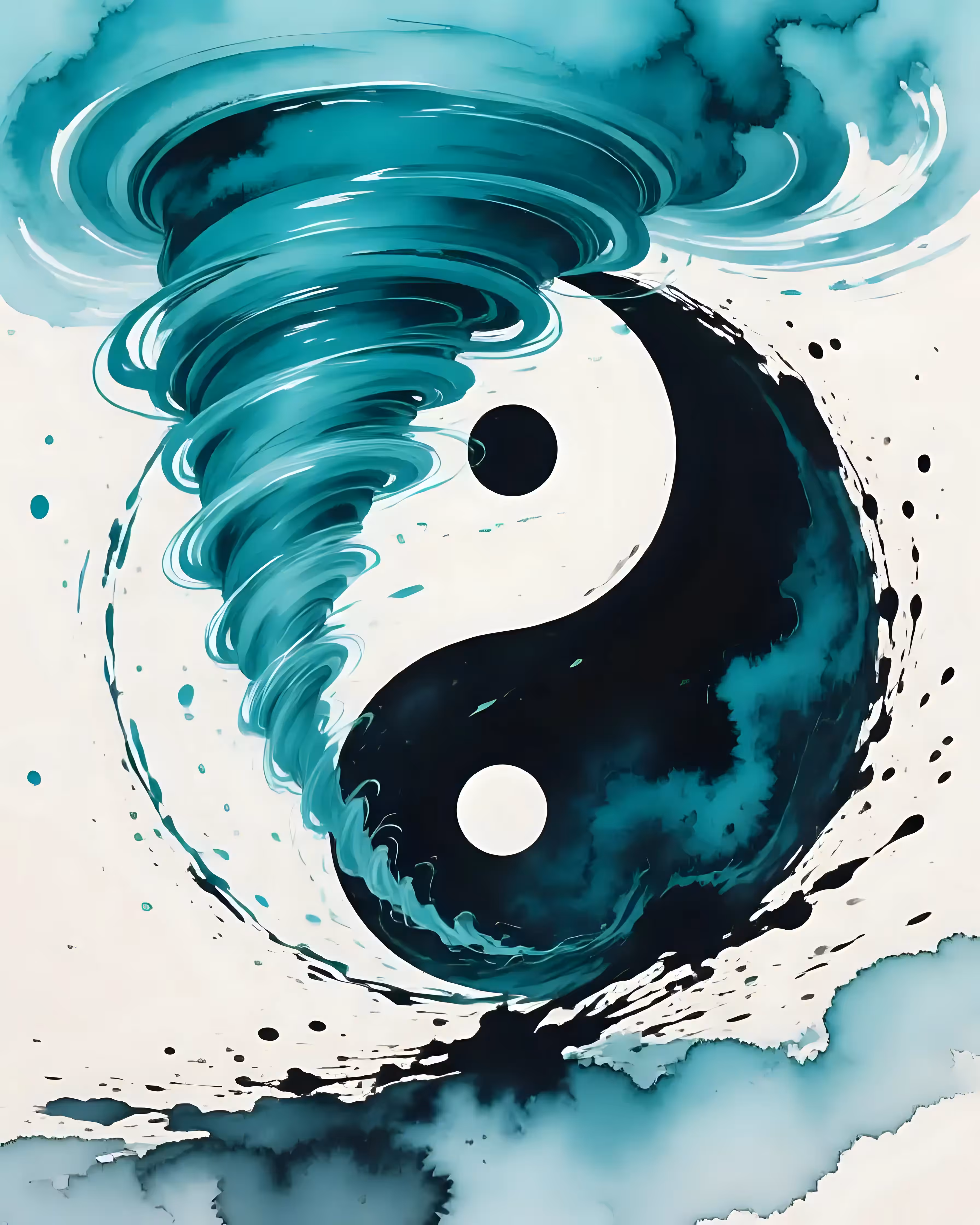 Teal tornado to bring you balance ☯️
