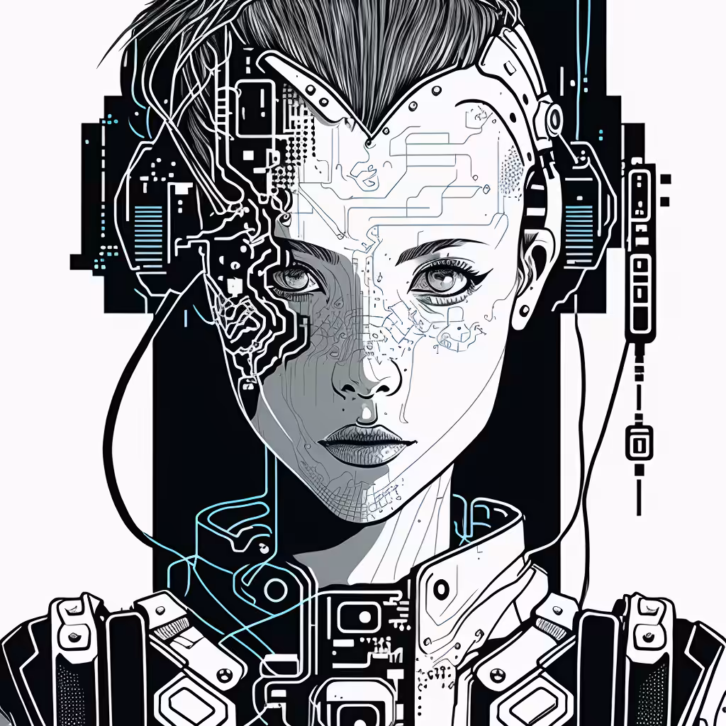 Cyberpunk girl #4