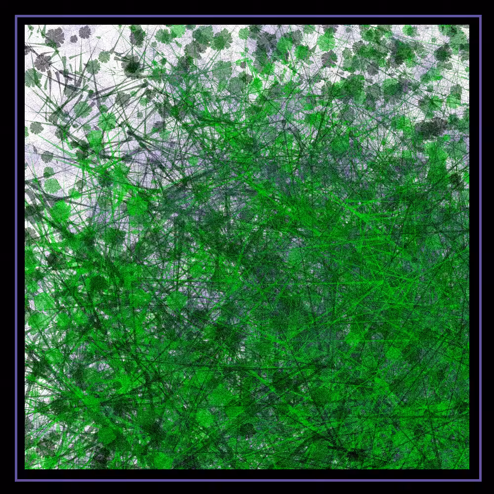 Abstract painting - vegetation #1