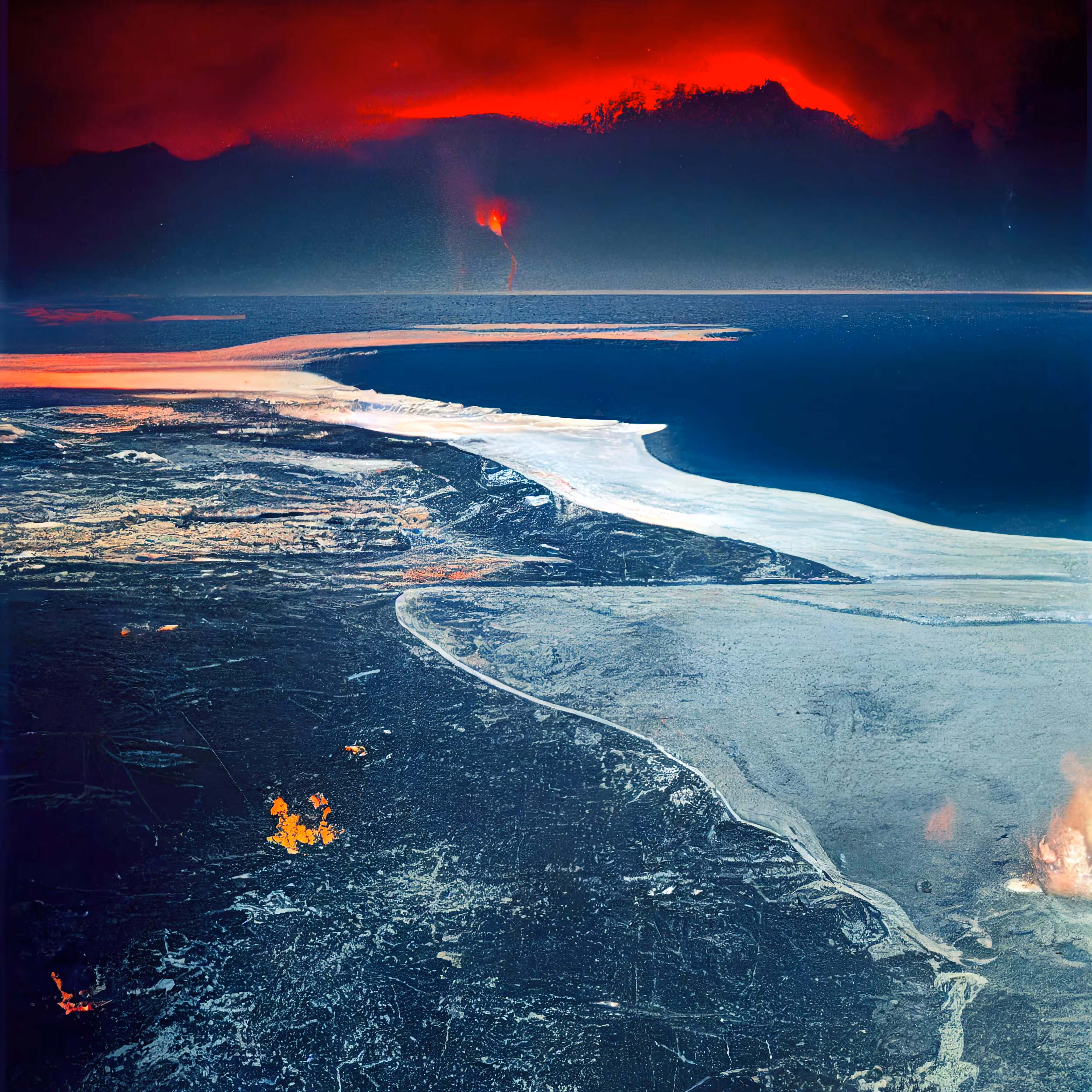 Fire Drops on the Freeze