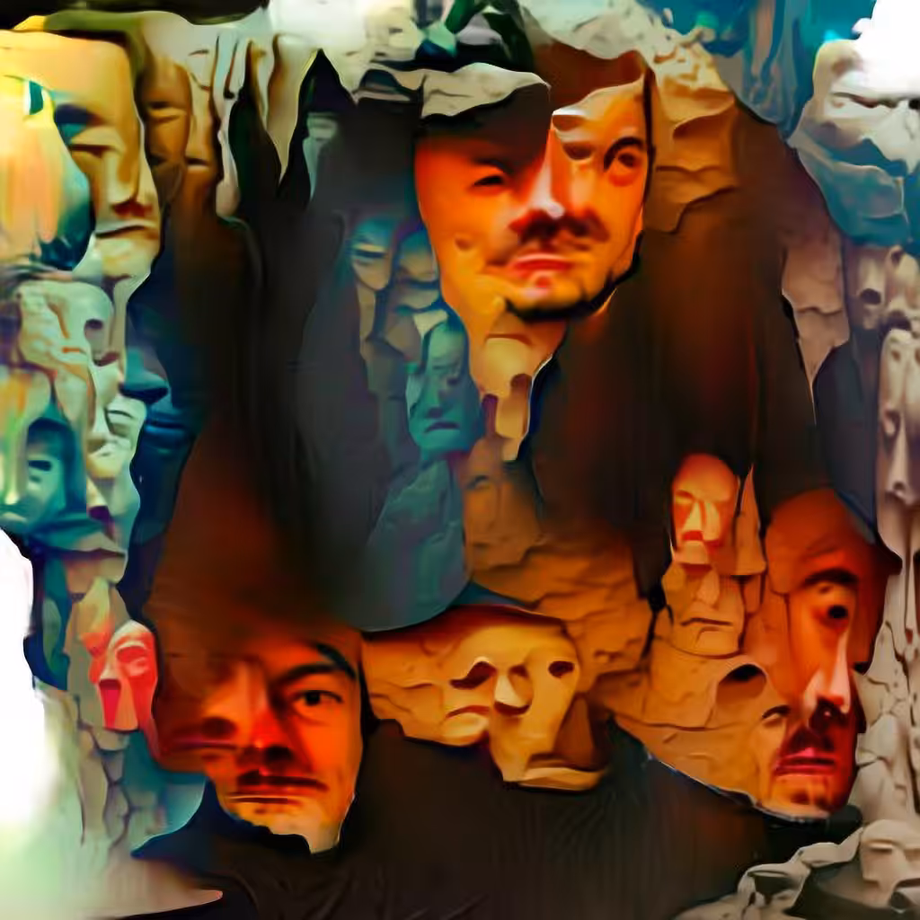 Cave Painting Self Portrait