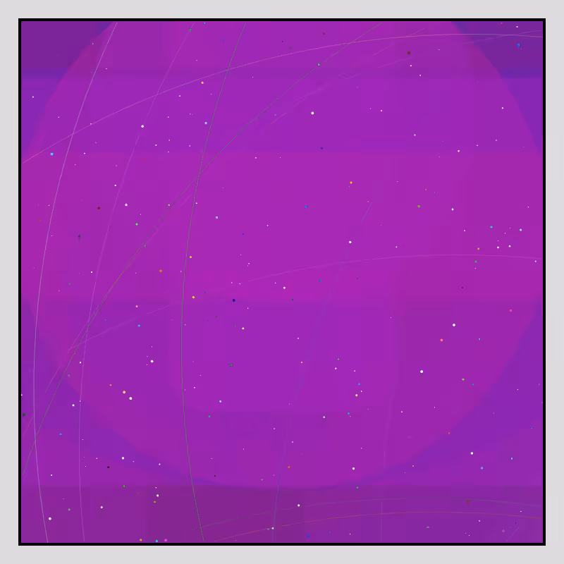 Color Field Starry B #125