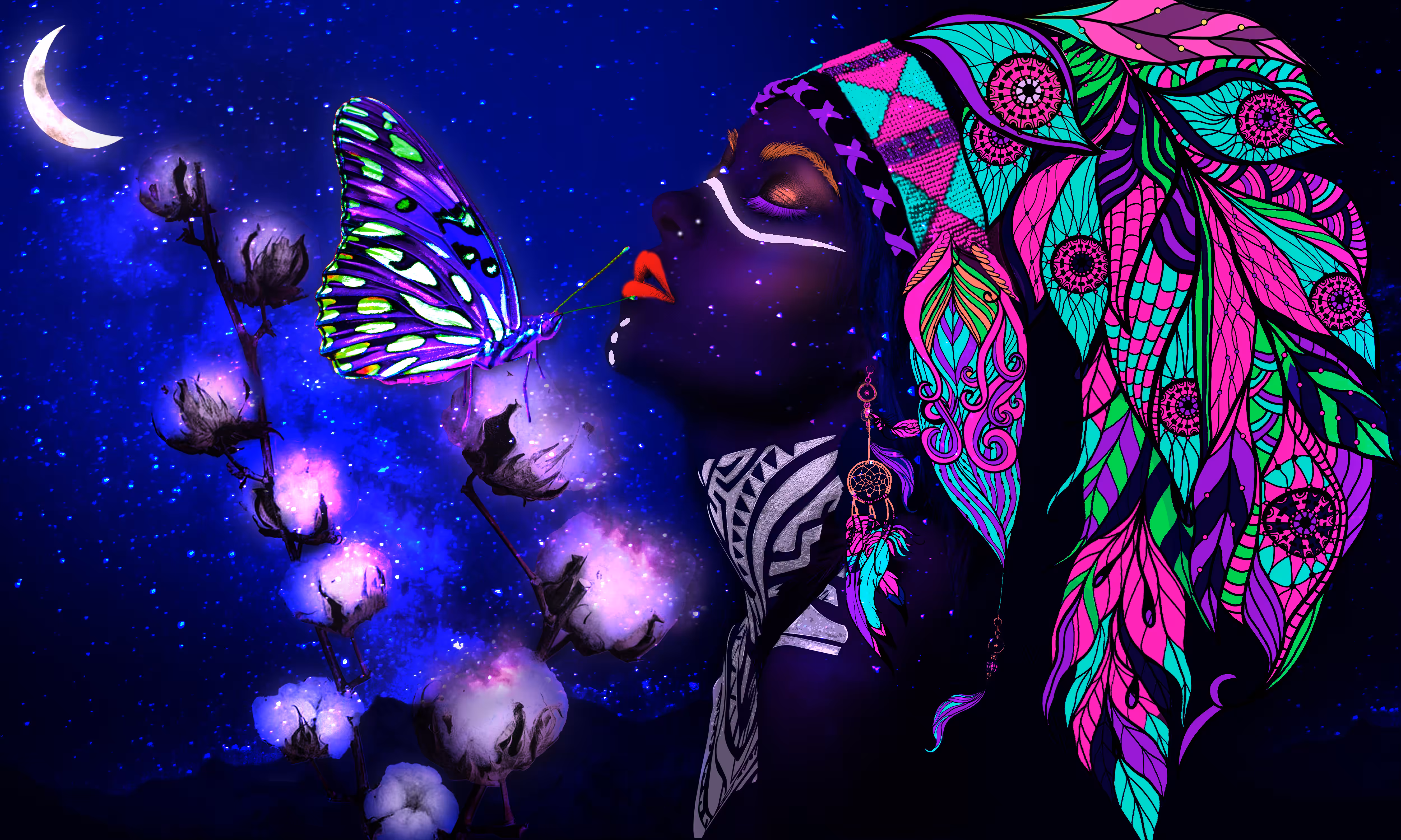 Moonlight flower