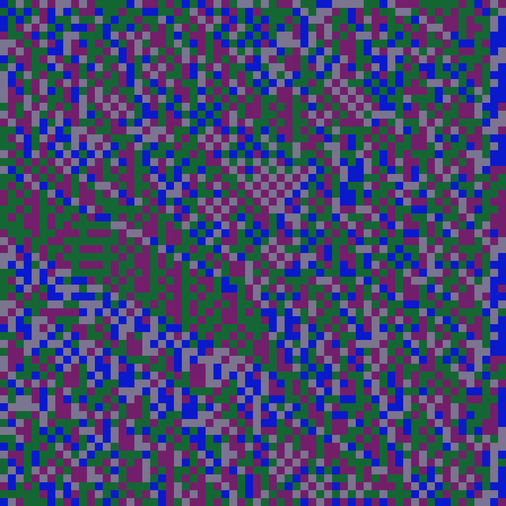 Blending Neighbors Cellular Automata #18
