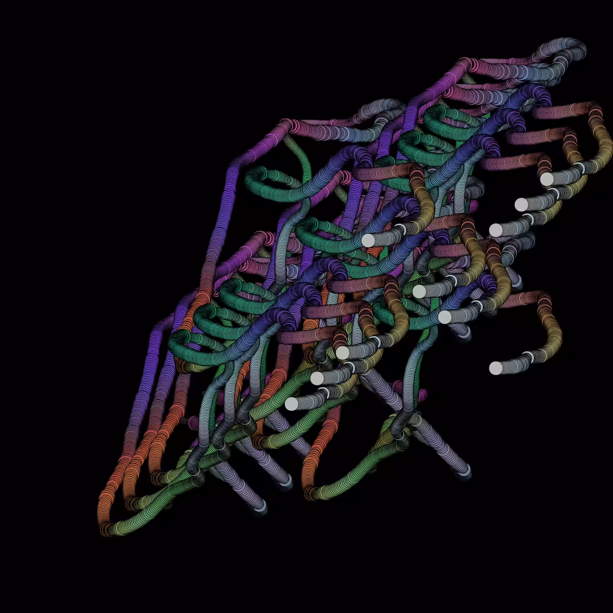 Perlin Worms Revamped (Audio Reactive)  #3
