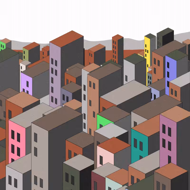 Coloured City #68