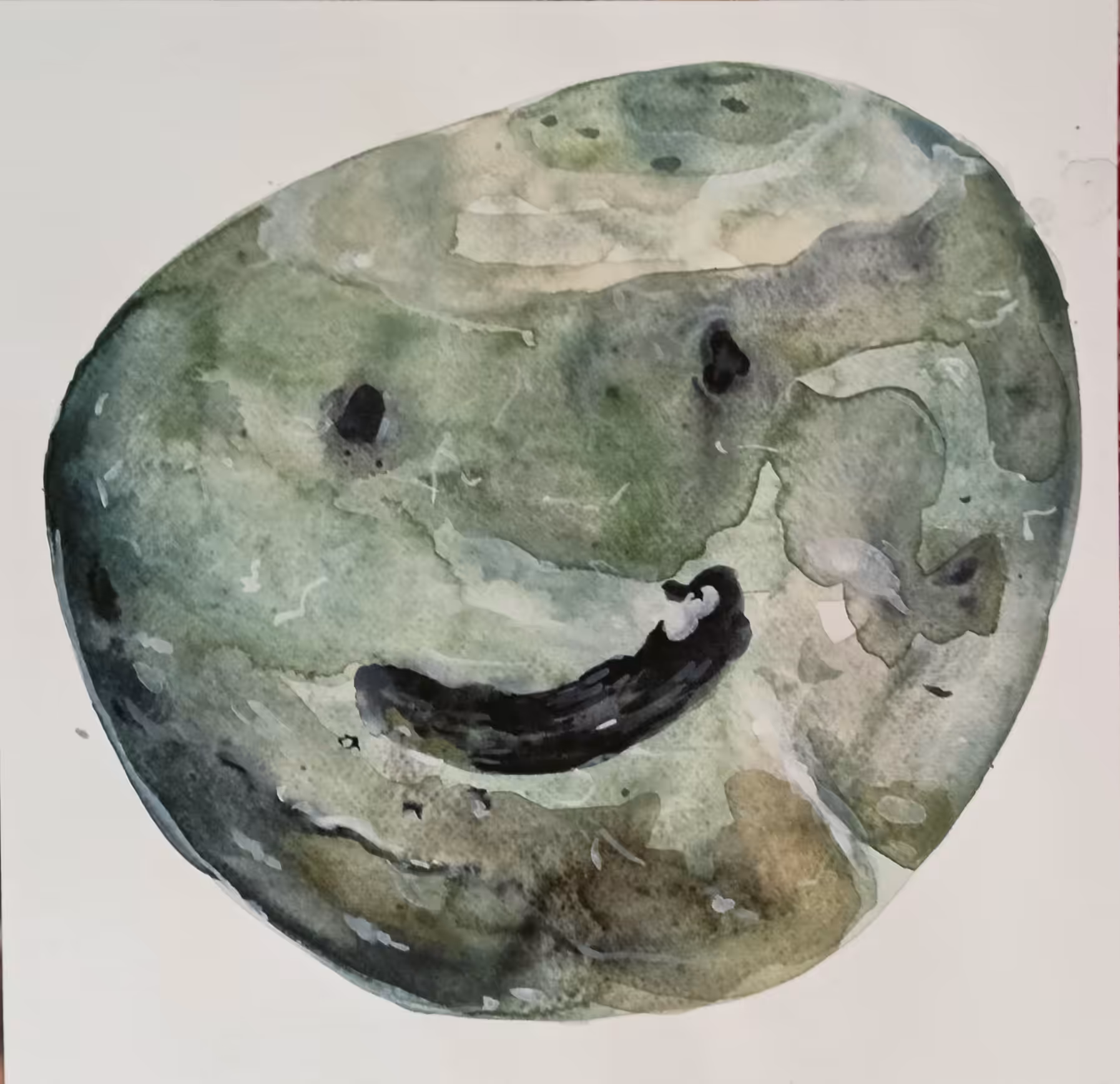 Stone With Happy Smile