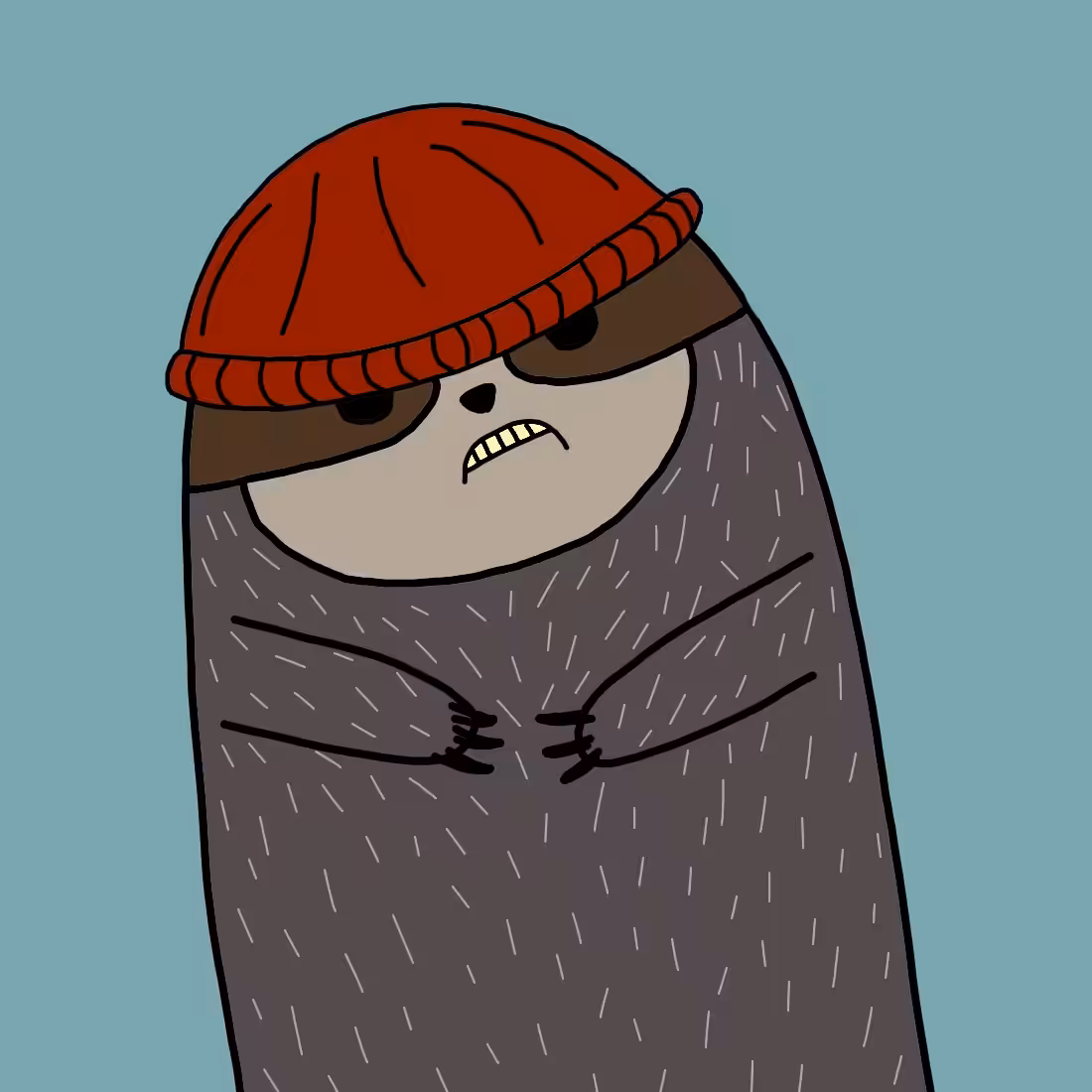 Hipster Sloth