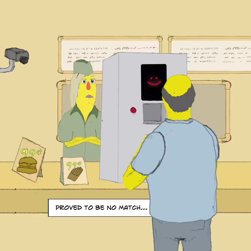 CITIZEN Issue #0 (A Brief History of the Near Future): Panel 43: Sad patriot 3