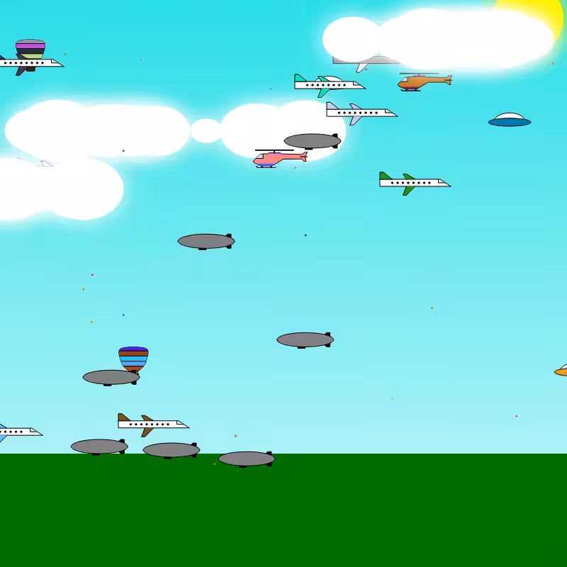 Busy Skies #13