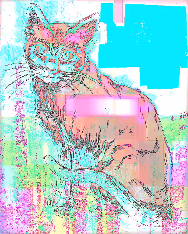 Tripping Kitty Quantum Computer #3 | Video Loop