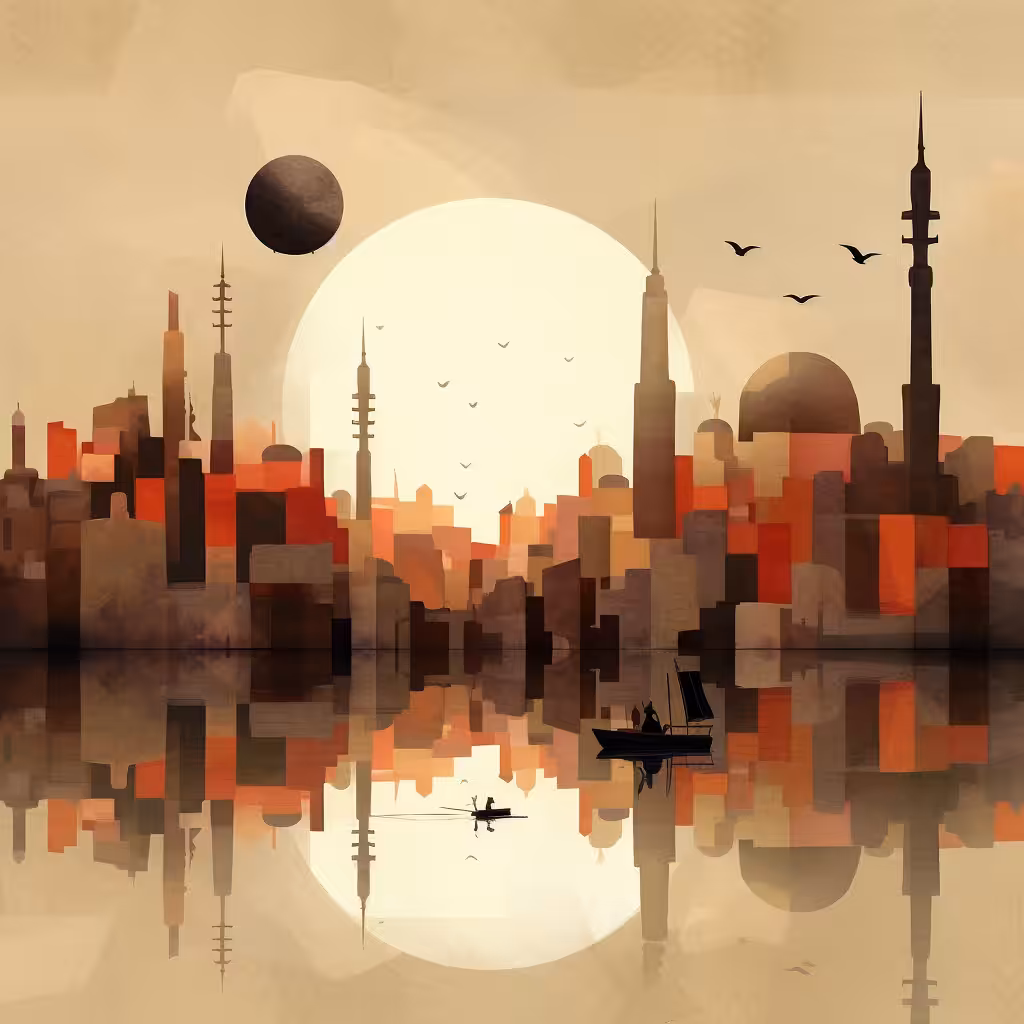 Turkish Town by the Sea