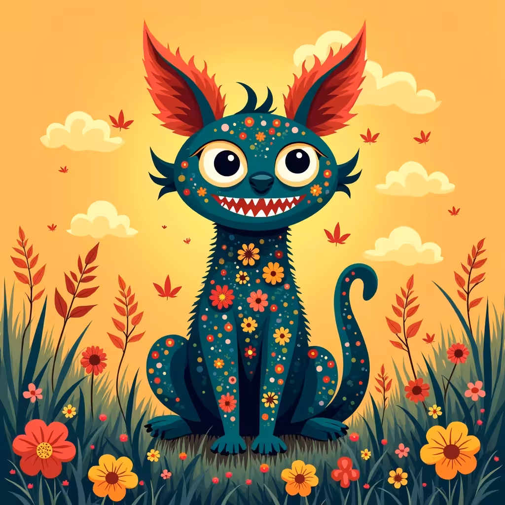 Floral Moon-Beast #1