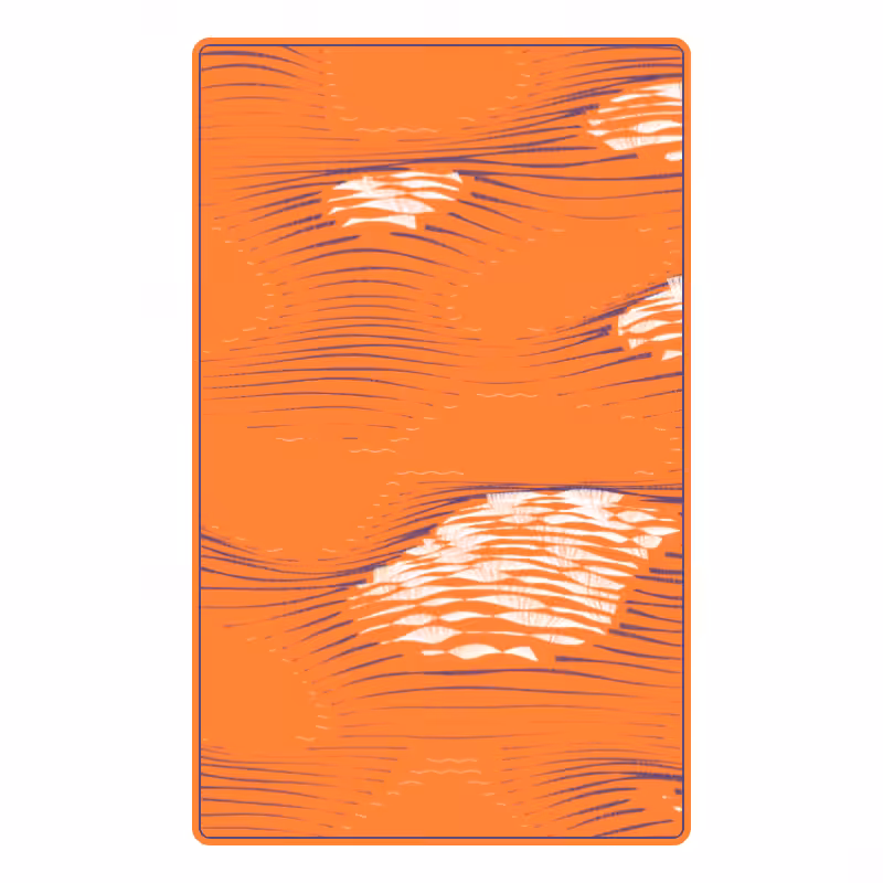 Topographic Playing Card #91