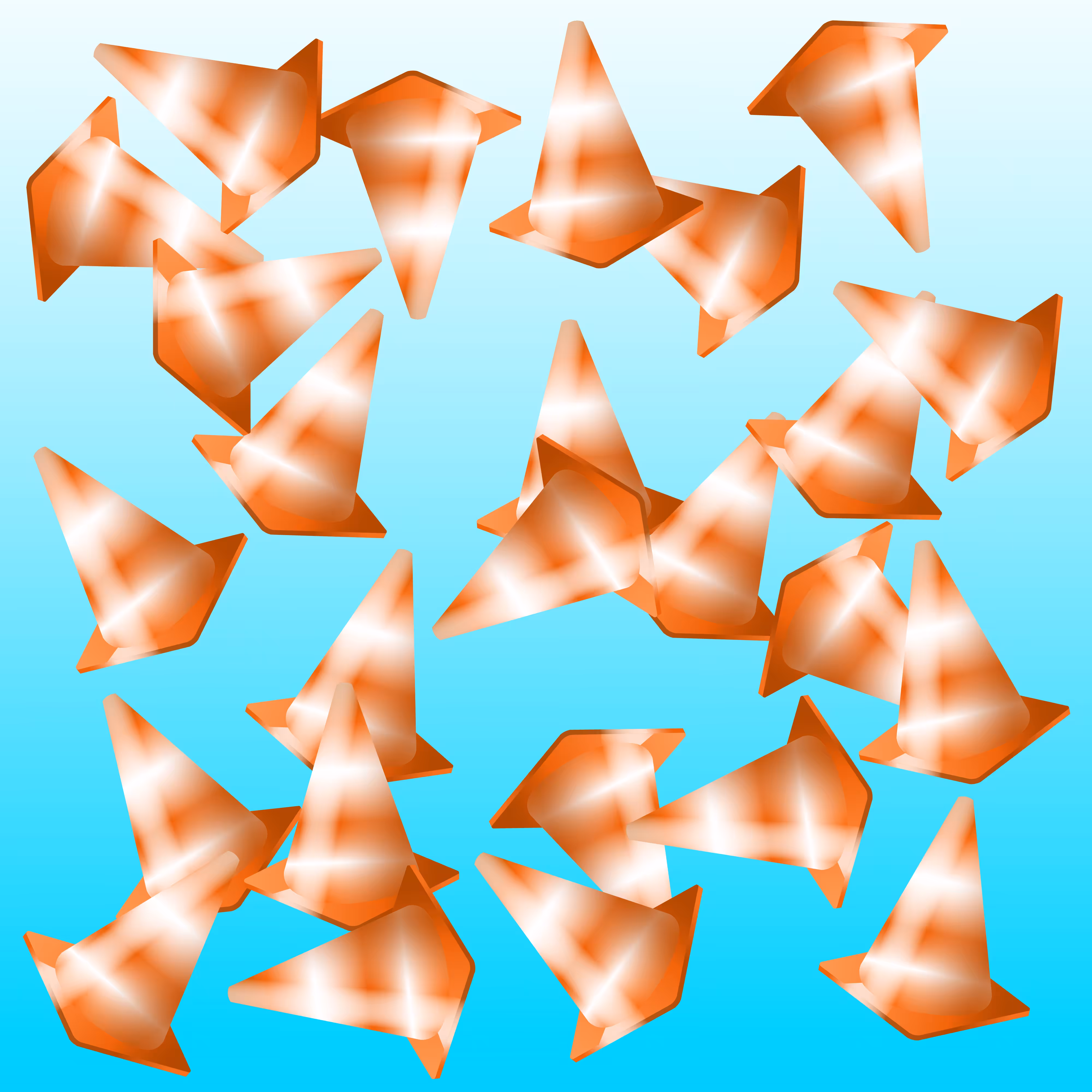 Horror vacui: Cones up in the sky