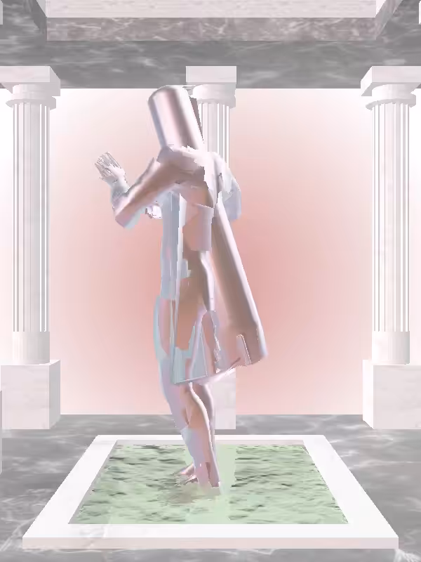 HeavenComputer: The Robotic Rosy Shimmer Man #5415