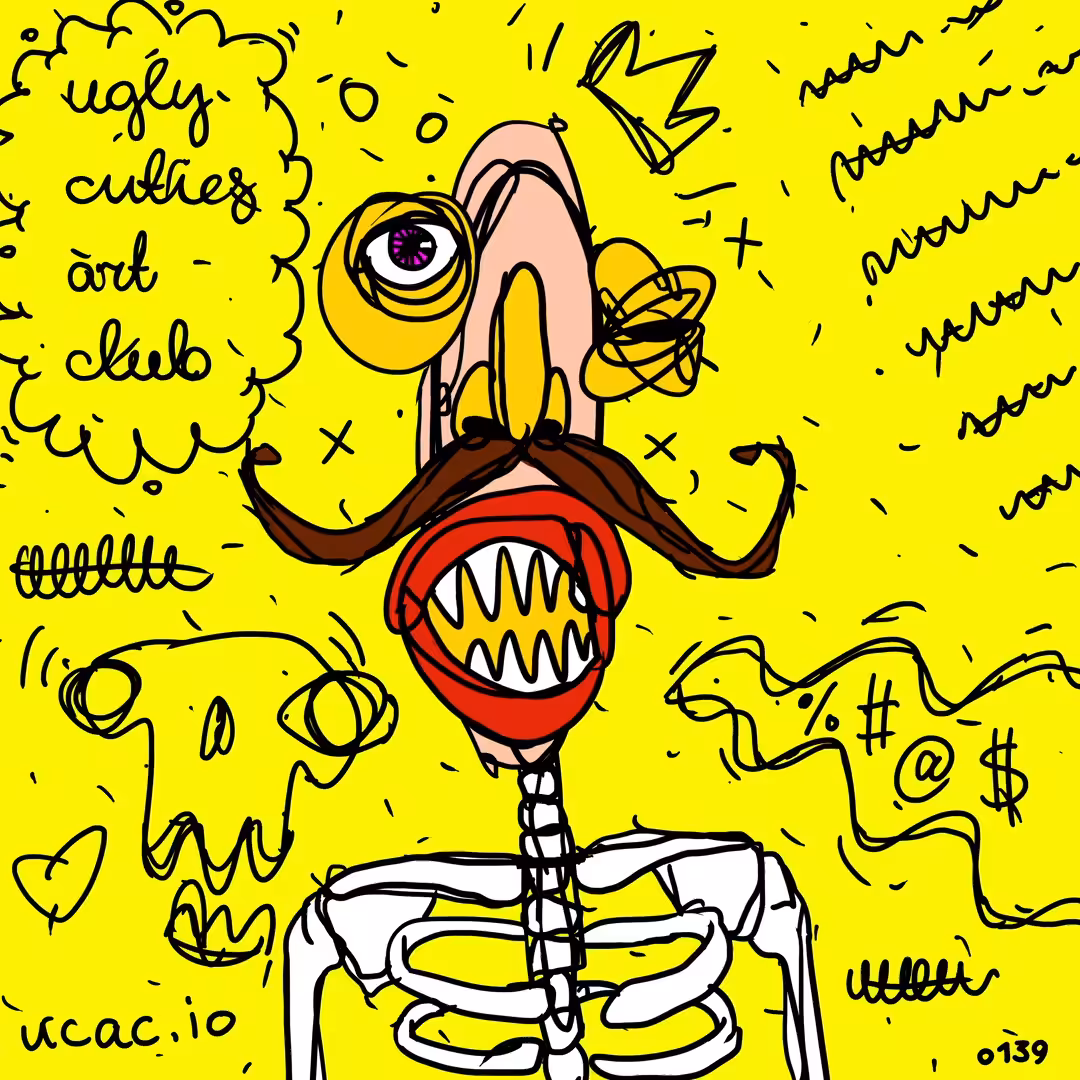 Mustache King of Ugly Cuties Art Club (UCAC)