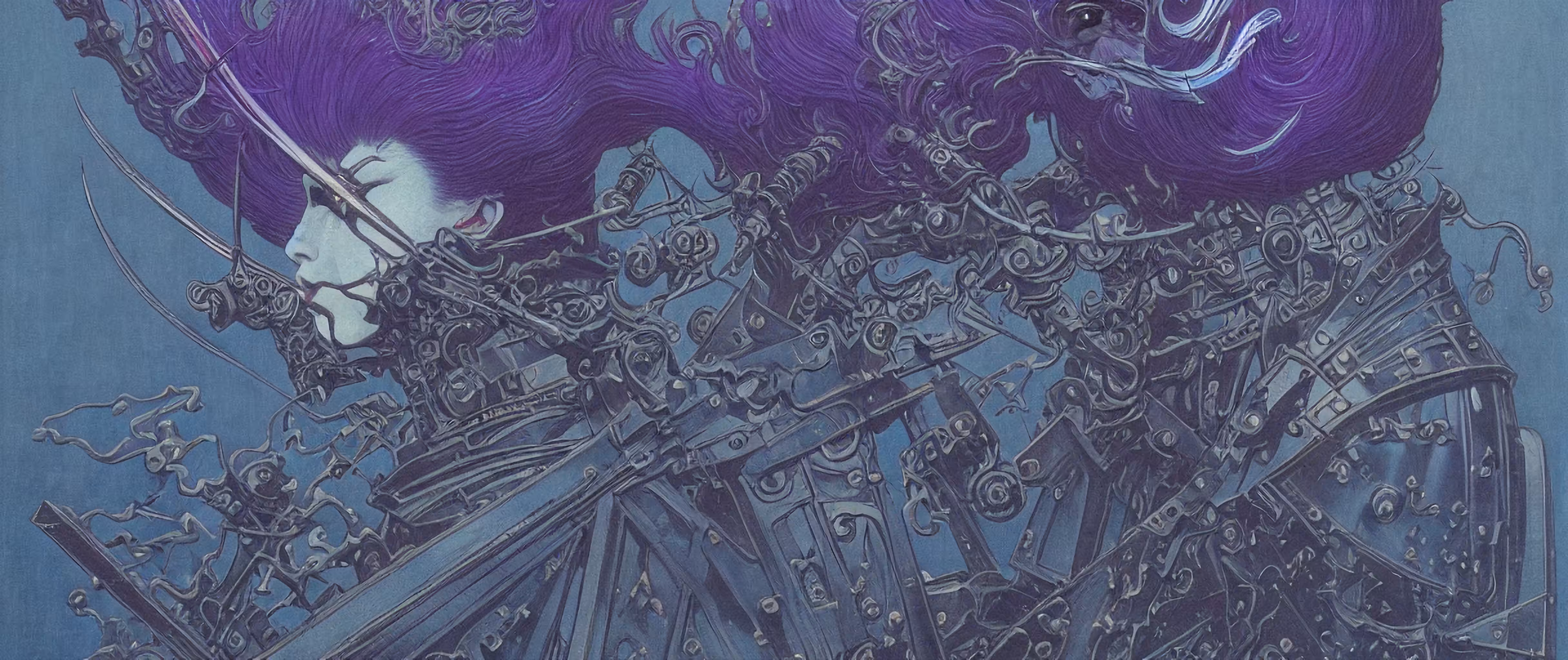 Blue hair