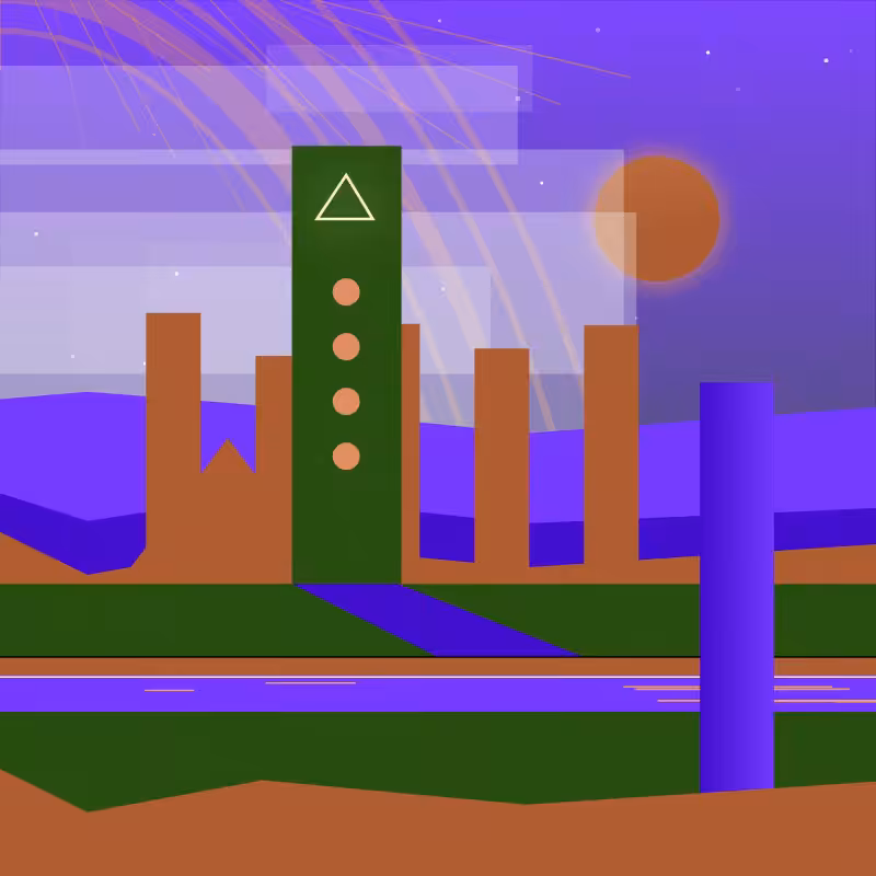 Abstract Temples #10