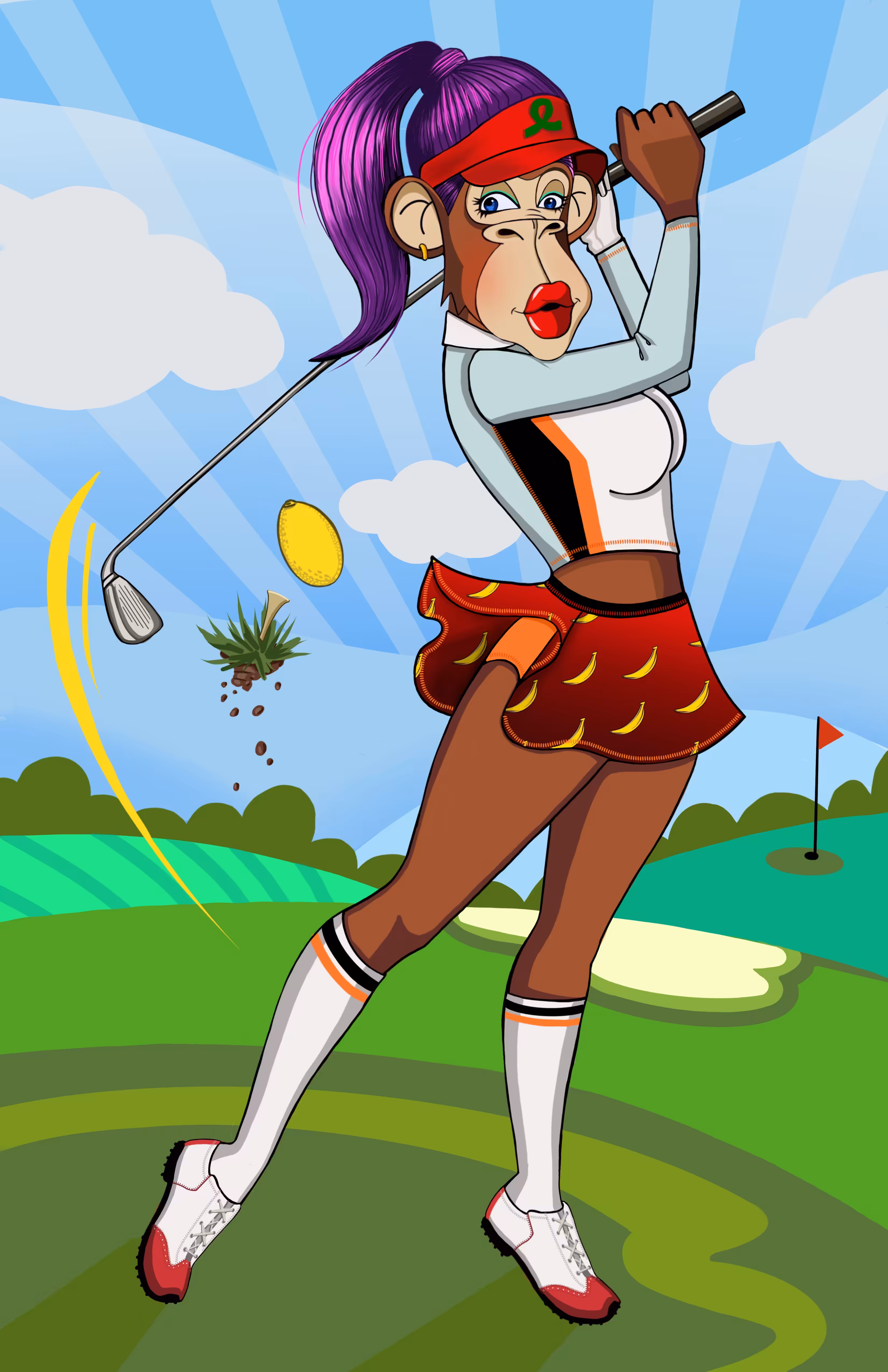 SocialApe Society - Golfing with George Lopez by Paul Keng x BLKPRL x CHEFORCHE