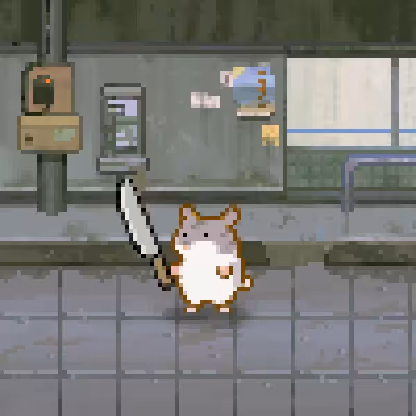 Bad Hamster No.6/1000 (common)