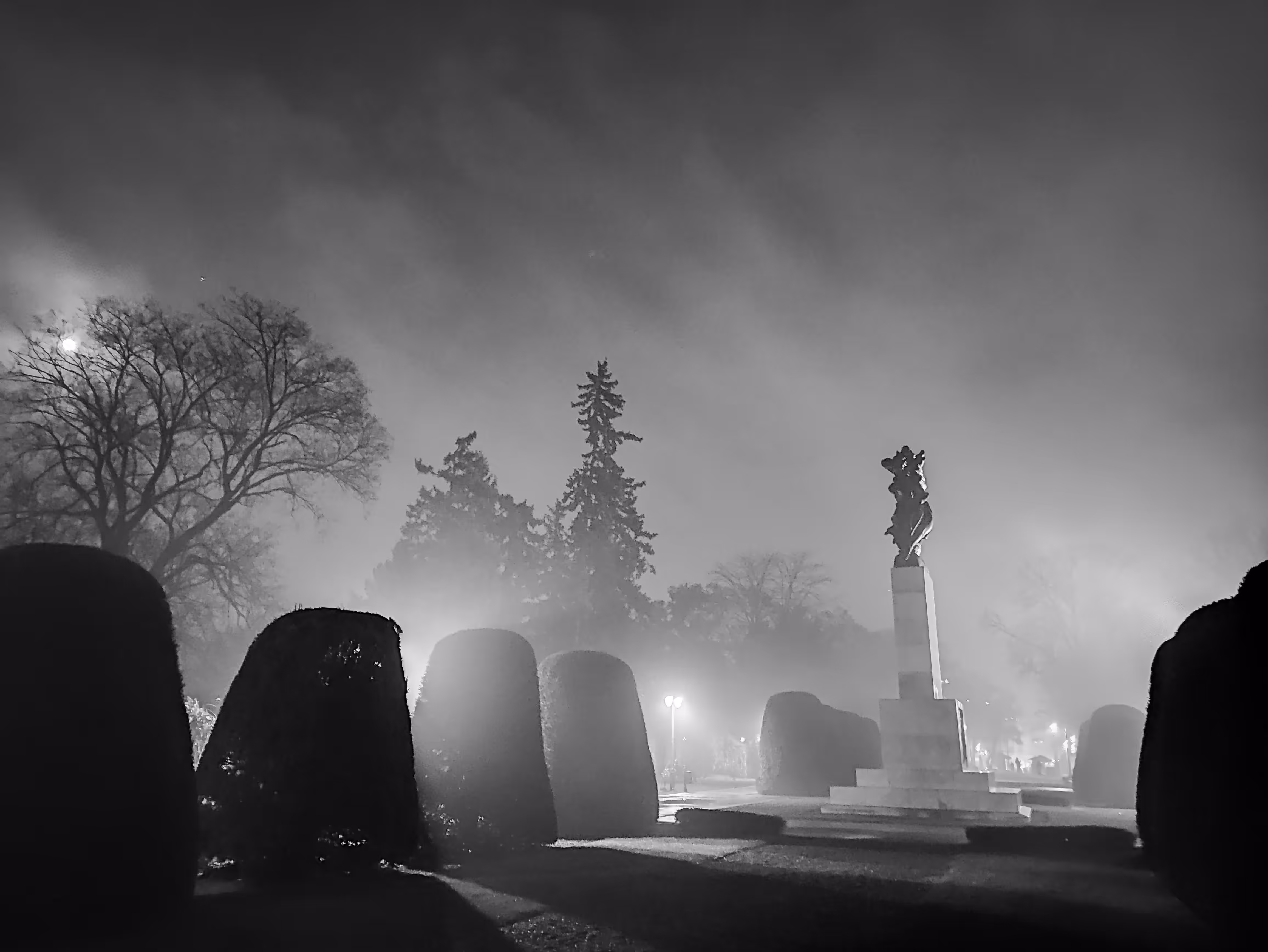 kalmegdan in the fog
