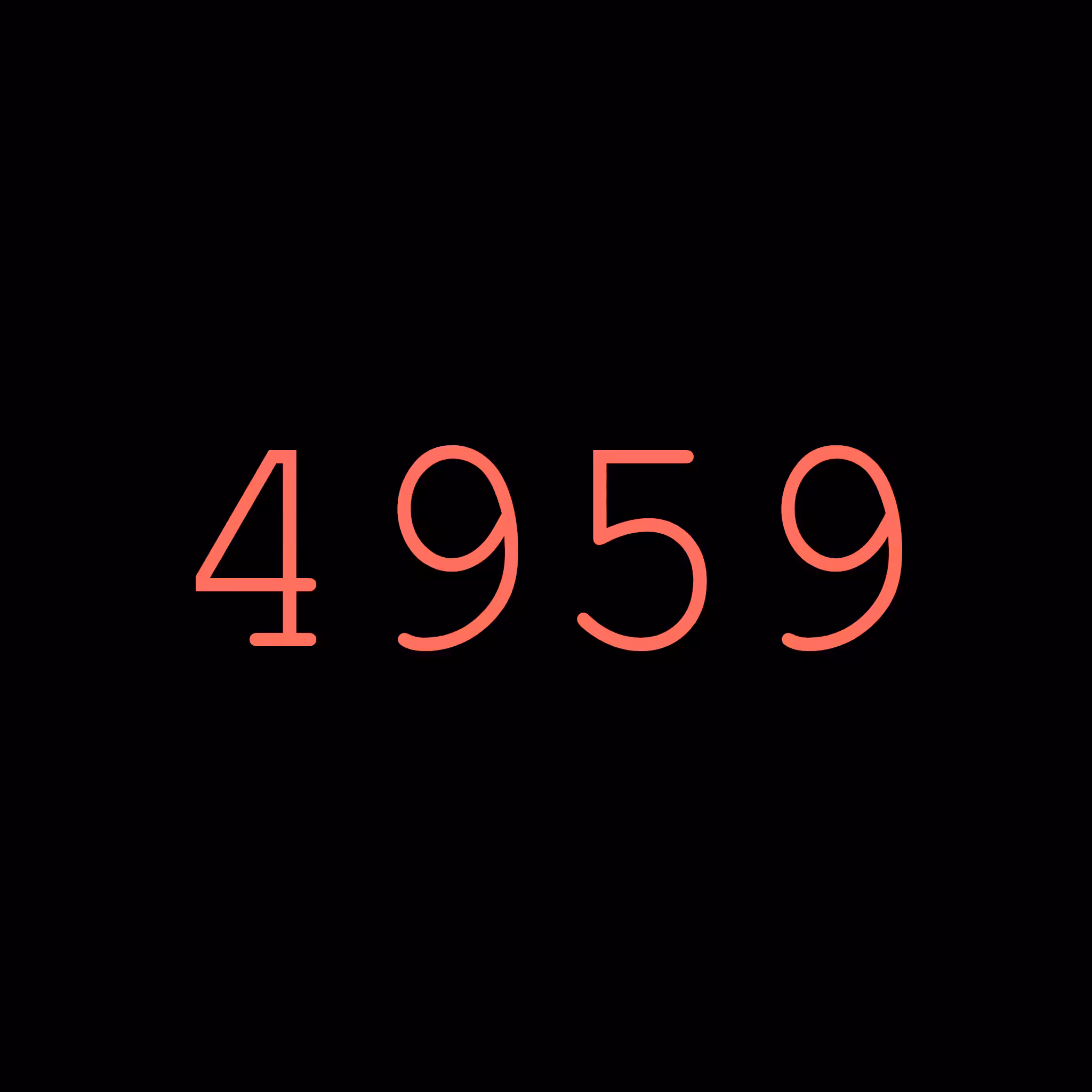 4959