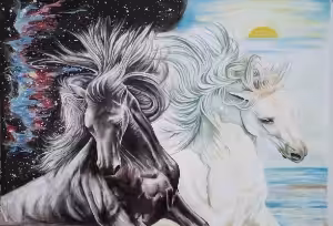 the horse 