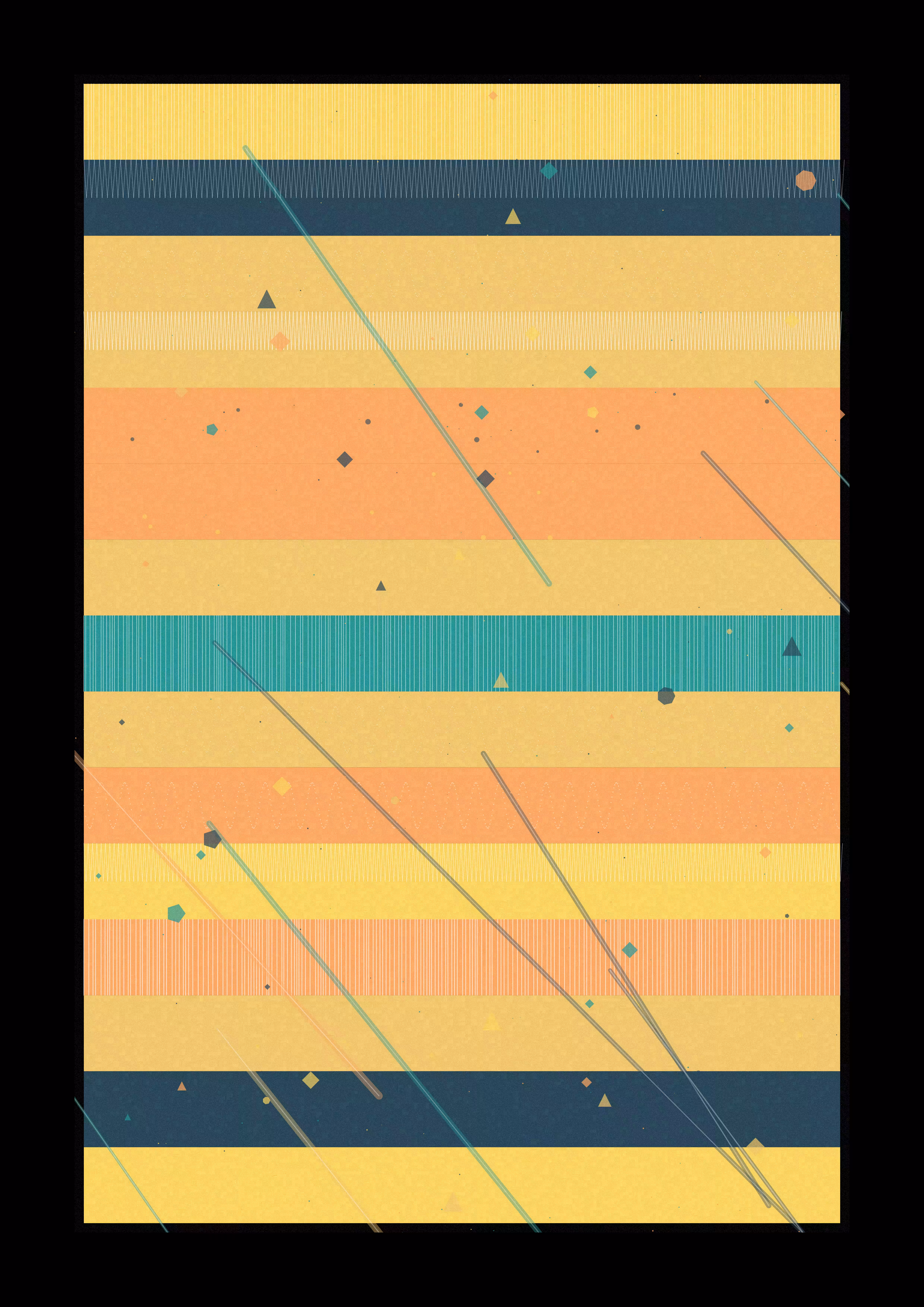 Code & Art: Rhythm of Colored Stripes #2