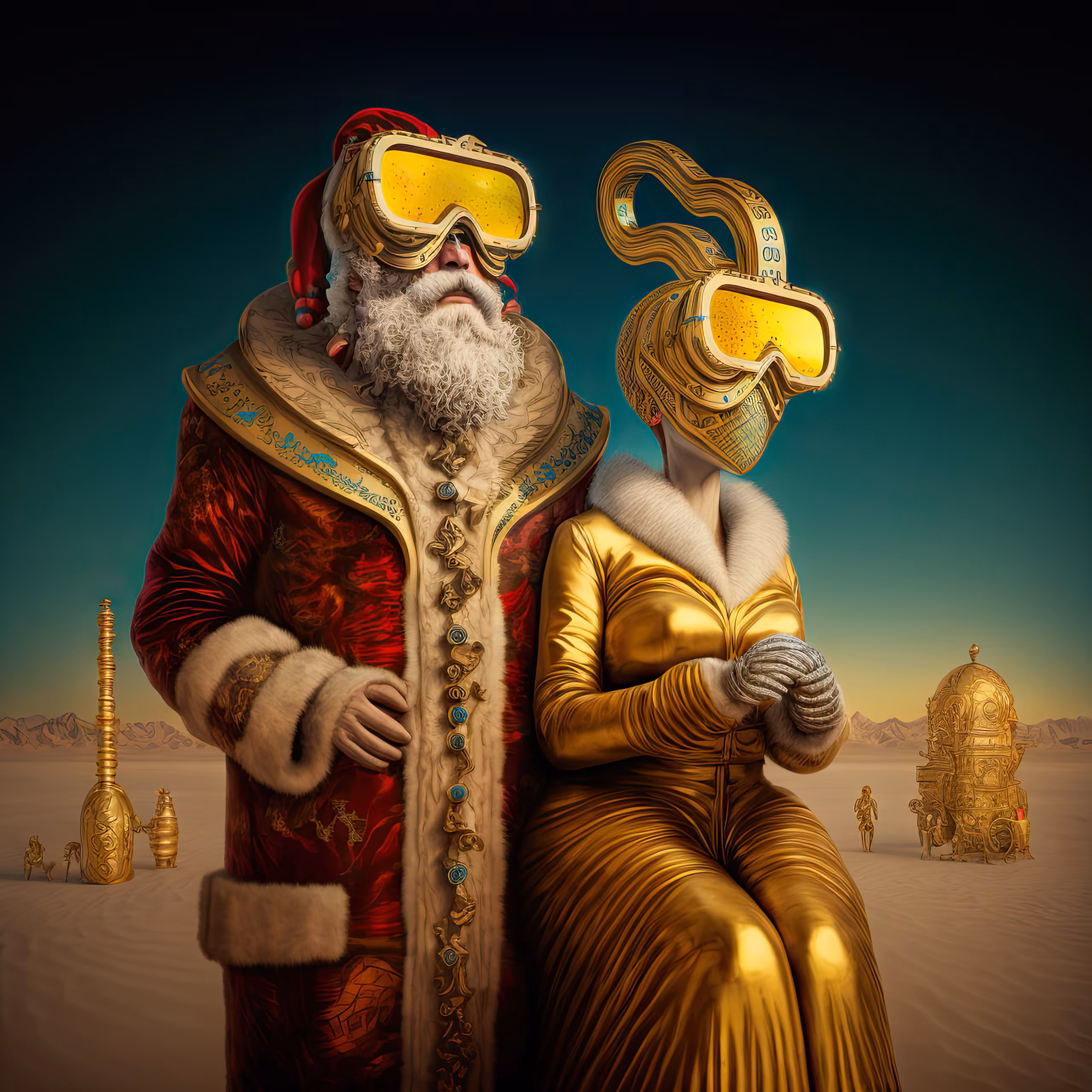 Future Golden Xmas Visions