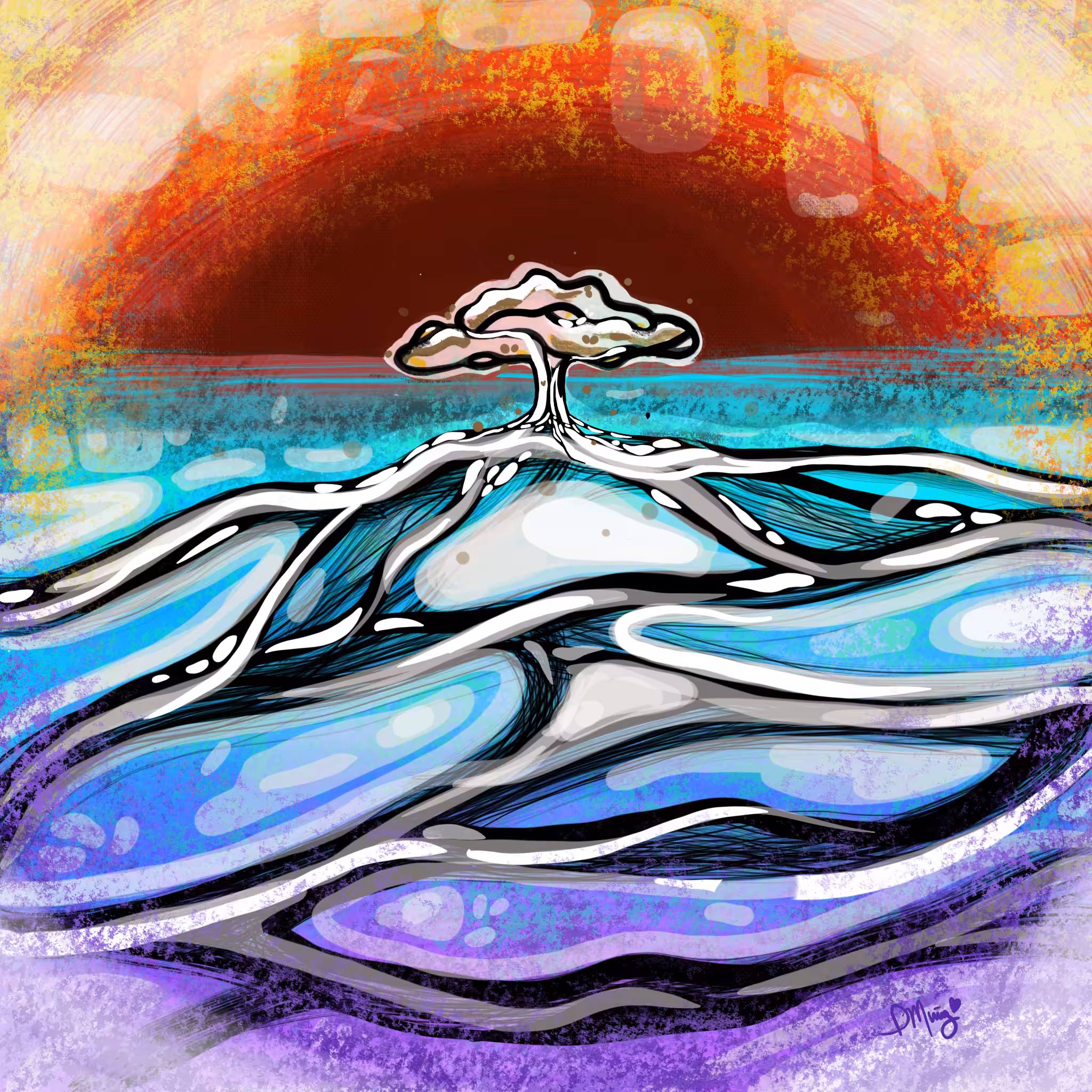 "Water" 4 Elements by Dani Munoz 