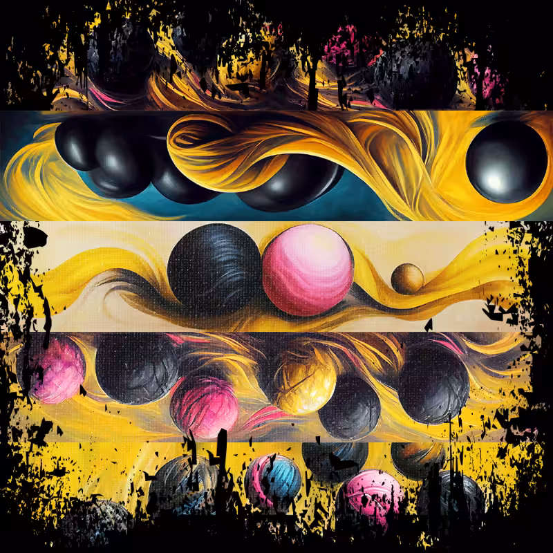 AI Abstract Balls #11