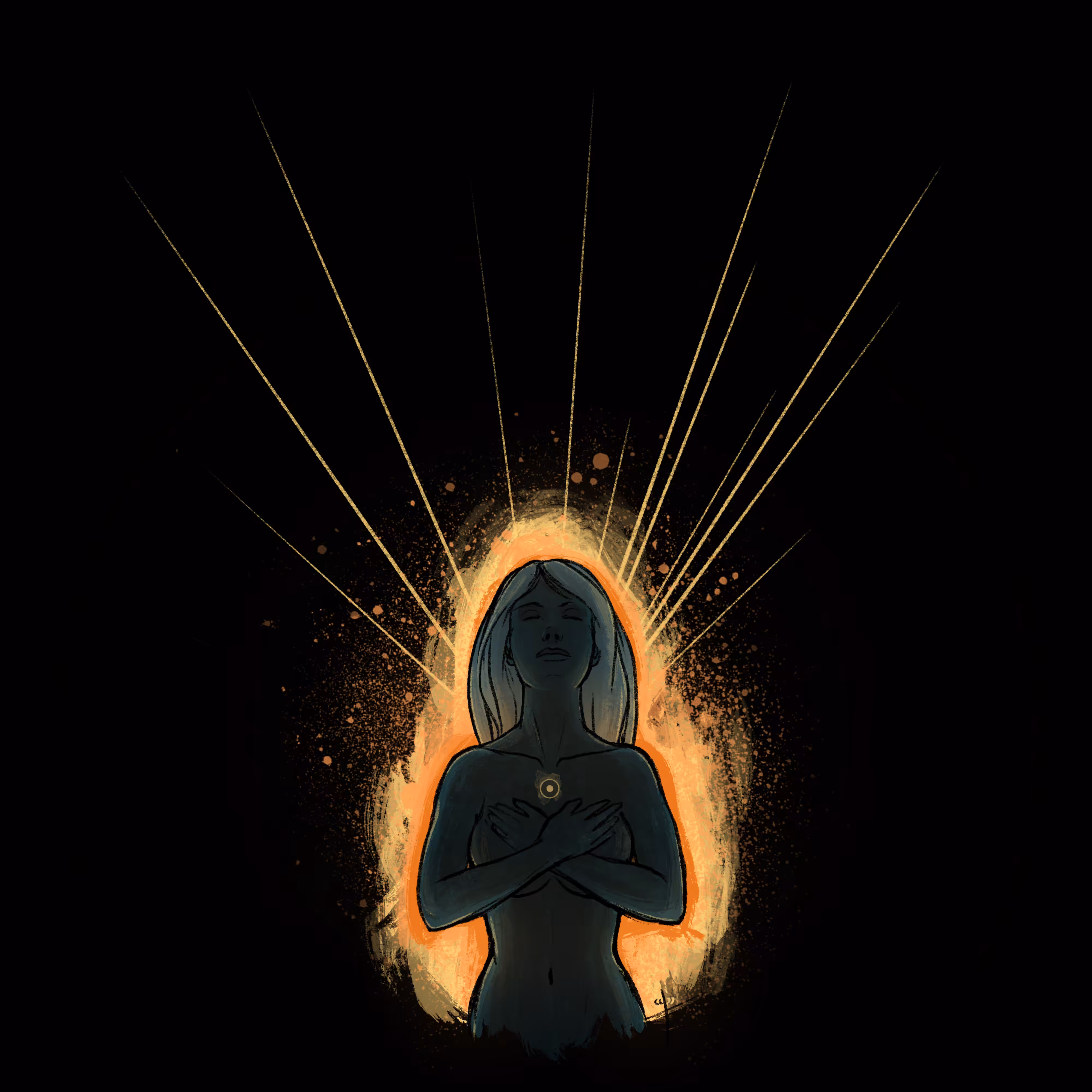 Her Radiating Heart