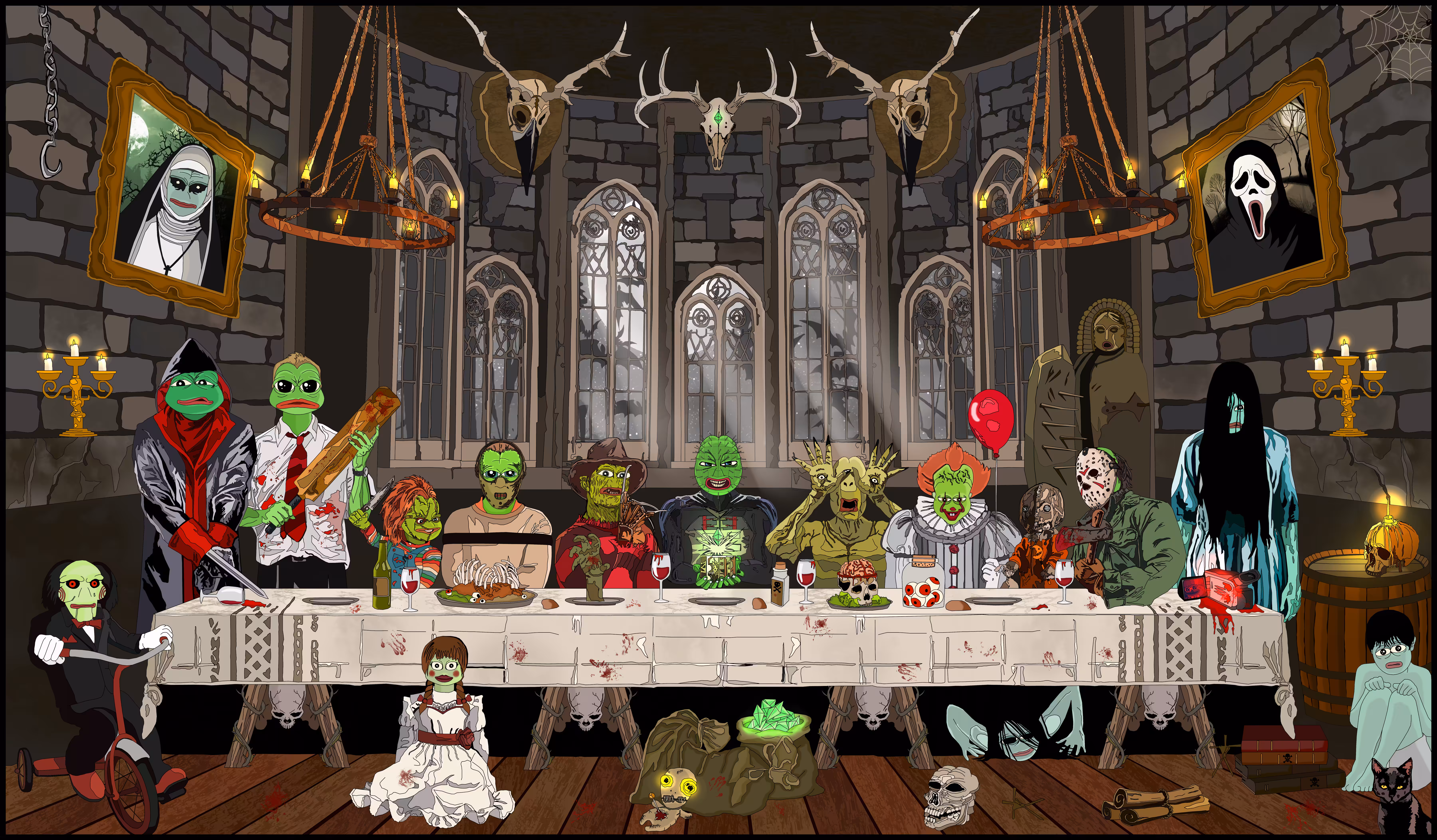 The Scary Pepe Party