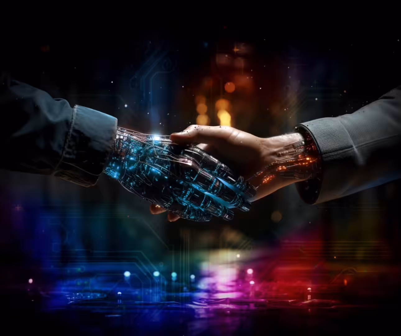 Symbiotic Union: AI and Humanity Hand in Hand