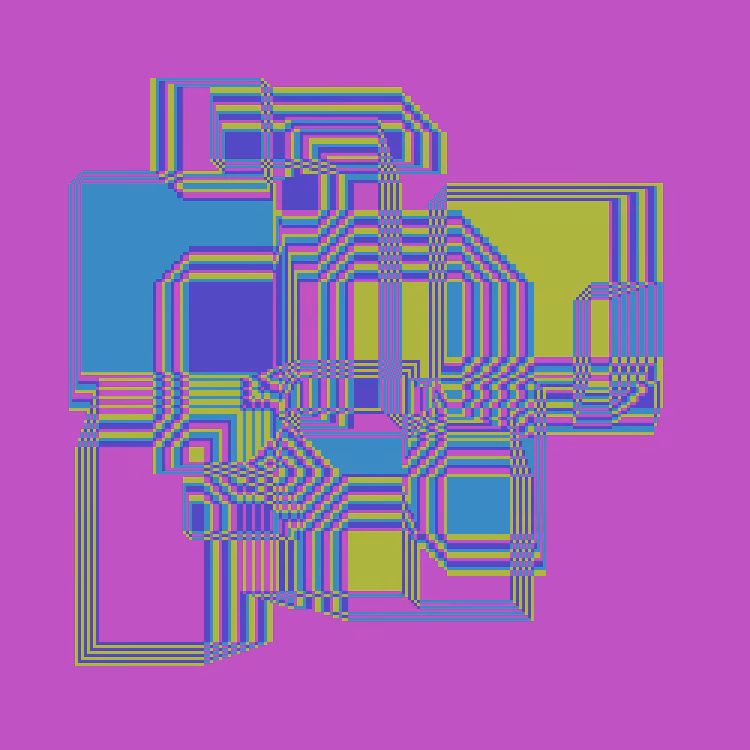 Superimposed Rectangles #70