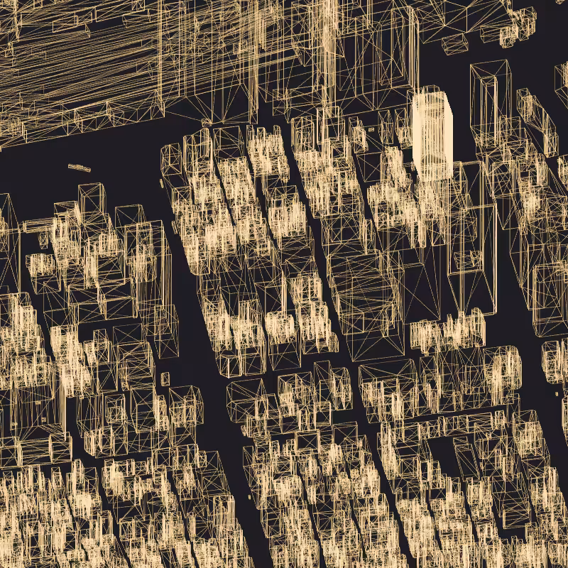 Wireframe City: Tokyo Shibuya #84