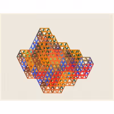 Brutalist Mesh Paintings #10