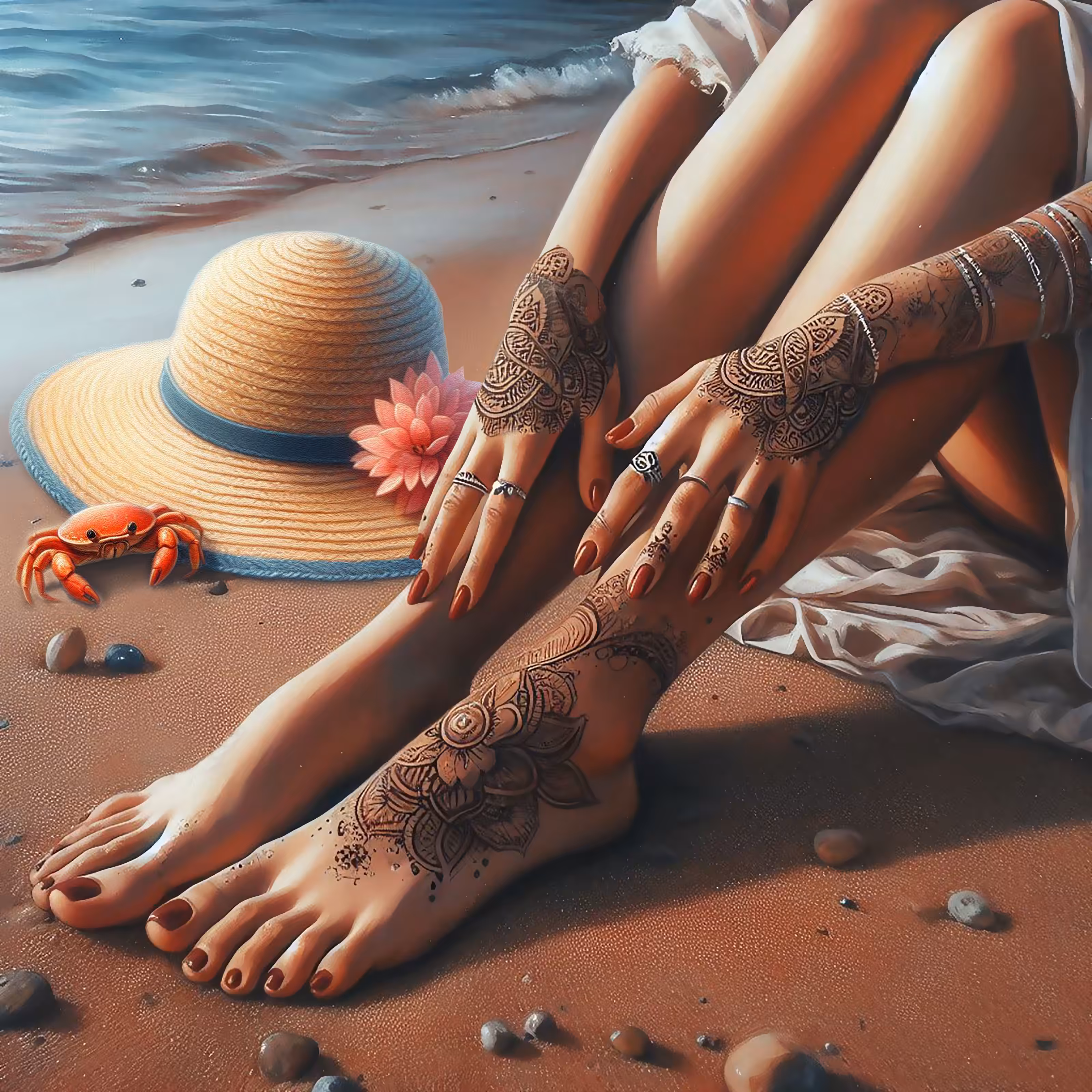 A sunny day by the sea